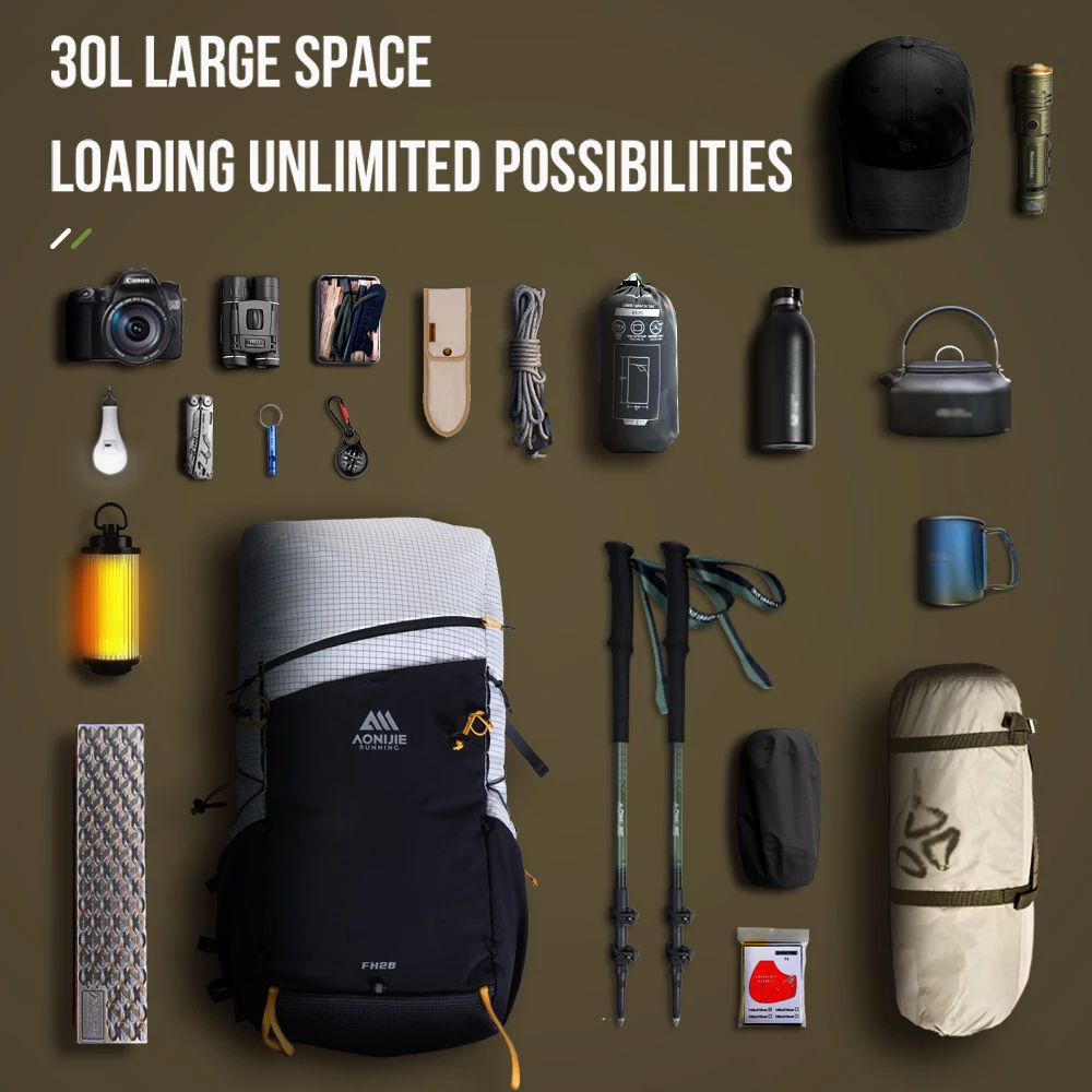 AONIJIE 2026 30L Ultralight Hi - Running Gear Trail 评论和价格