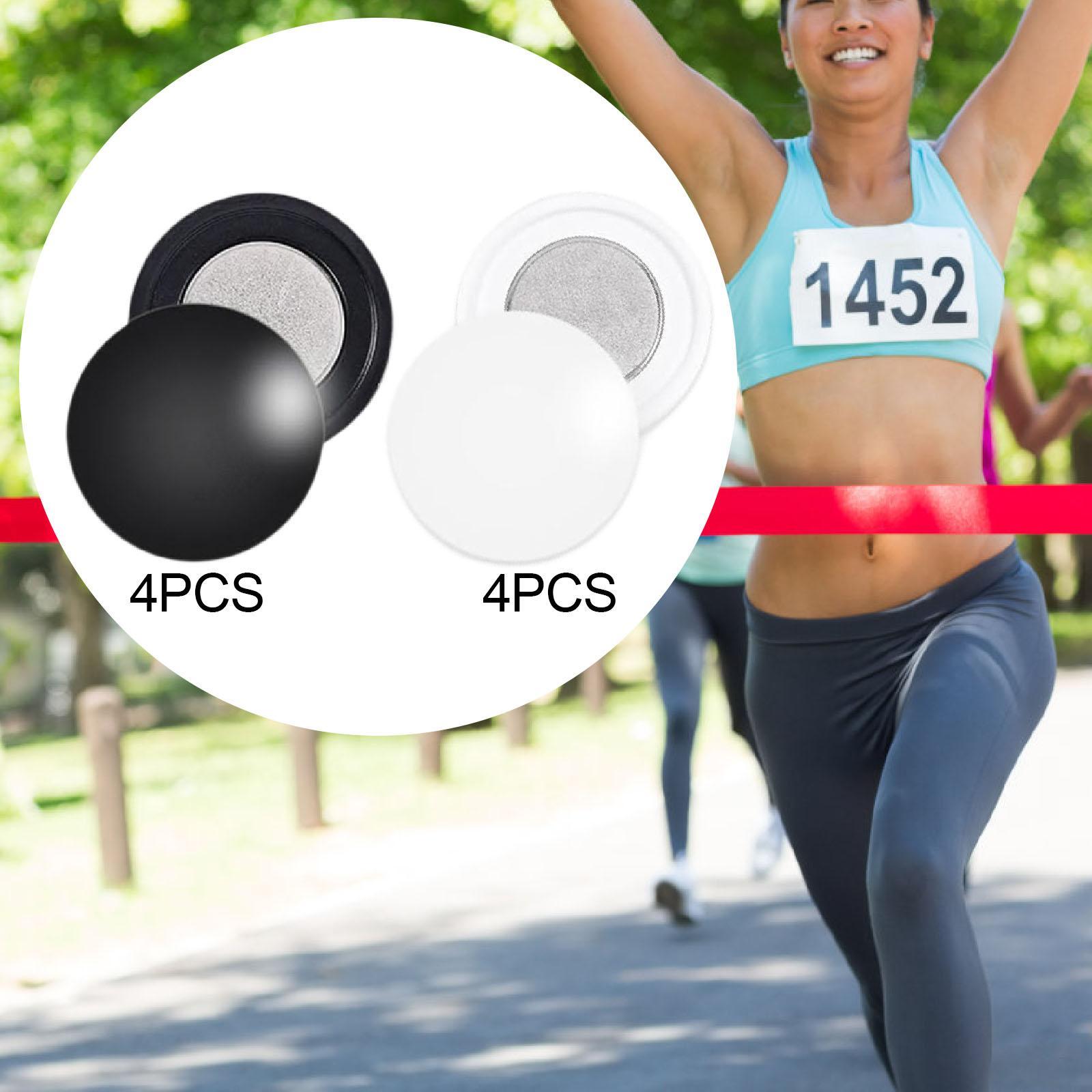 4 Pair Magnetic Race Bib Clips - Running Gear Competition 评论和价格