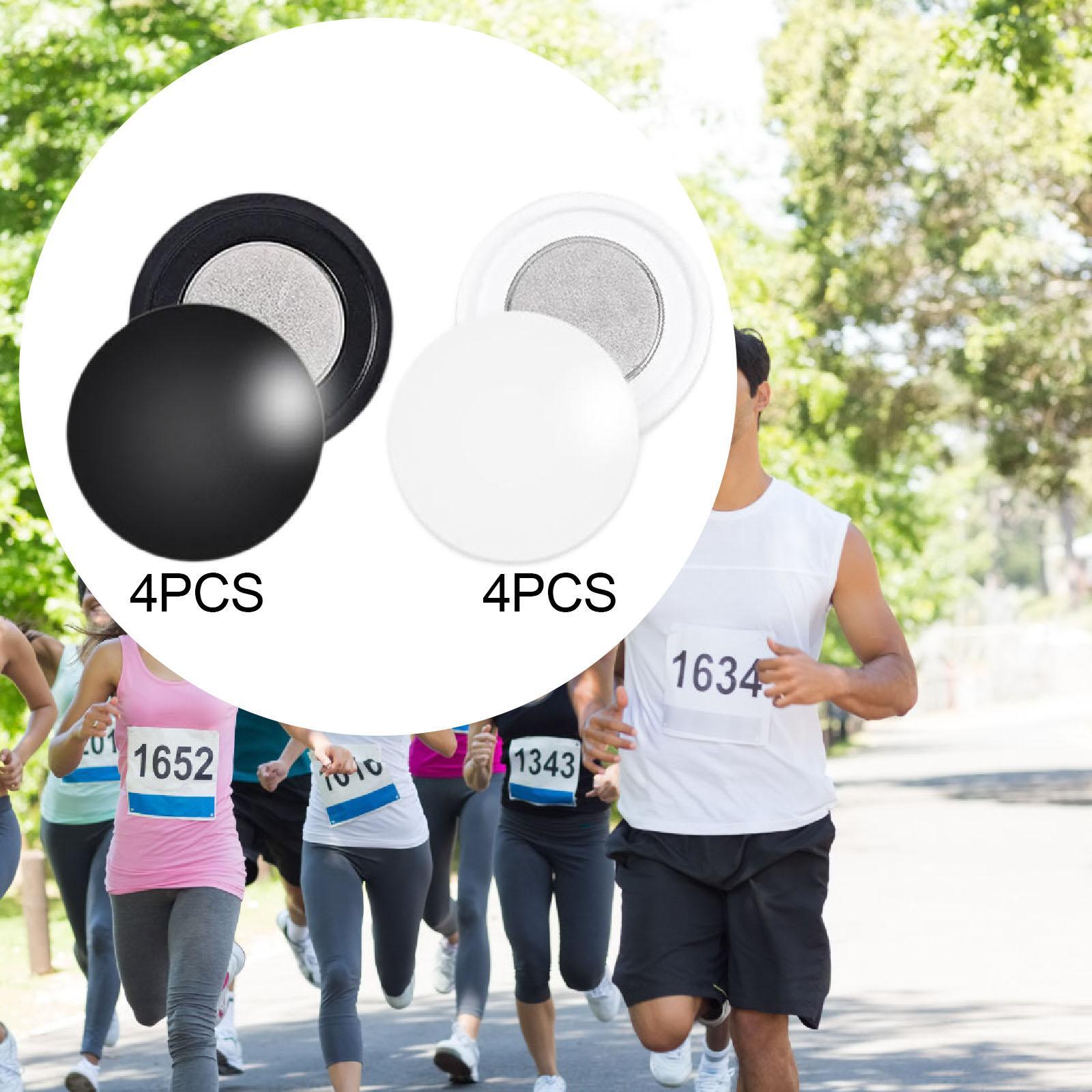 4 Pair Magnetic Race Bib Clips - Running Gear Competition 评论和价格