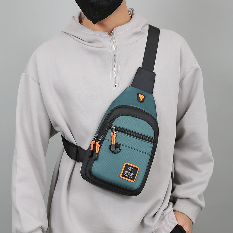 Casual Men Chest Bag Nylon Sma - Running Gear Bag 评论和价格