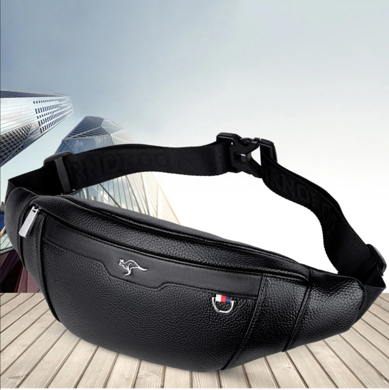 Business Leather Waist Bag Mul - Running Gear Bag 评论和价格