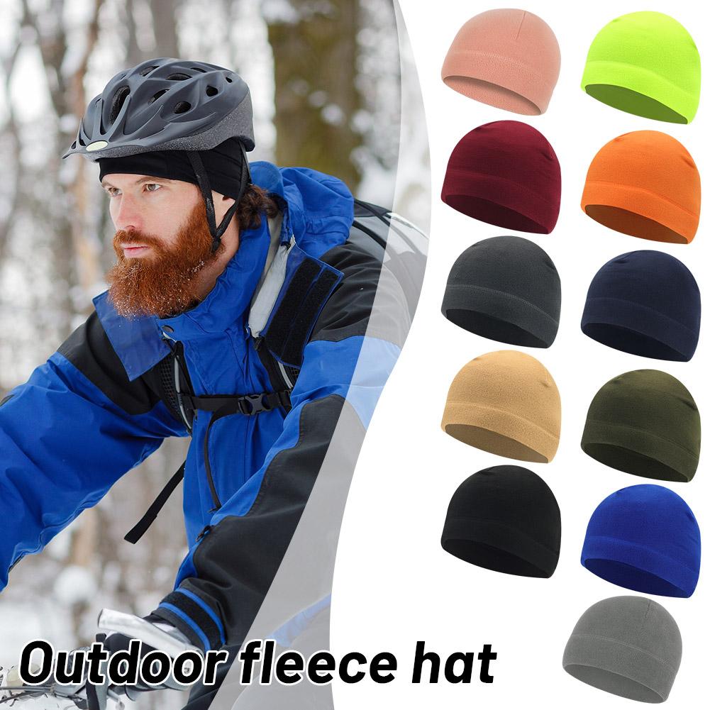 Winter Polar Fleece Cap Men Wo - Running Gear Outdoor 评论和价格