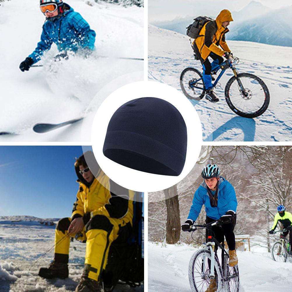 Winter Polar Fleece Cap Men Wo - Running Gear Outdoor 评论和价格