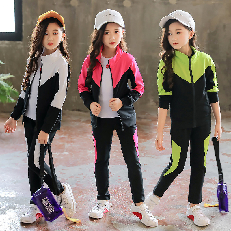 Spring Autumn Kids Clothes Gir - Running Gear For Kids 评论和价格