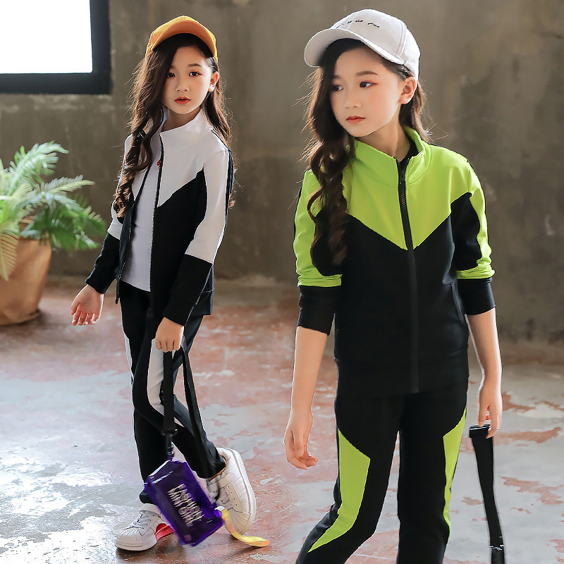 Spring Autumn Kids Clothes Gir - Running Gear For Kids 评论和价格
