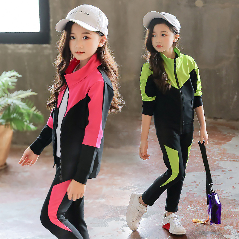 Spring Autumn Kids Clothes Gir - Running Gear For Kids 评论和价格