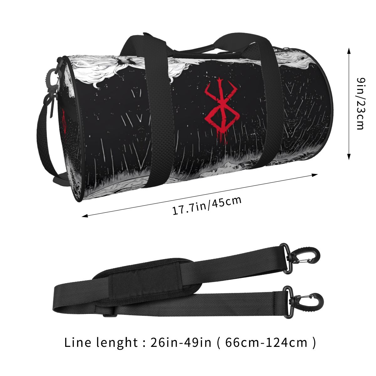 Japan Anime Bereserk Gym Bag F - Running Gear Bag 评论和价格