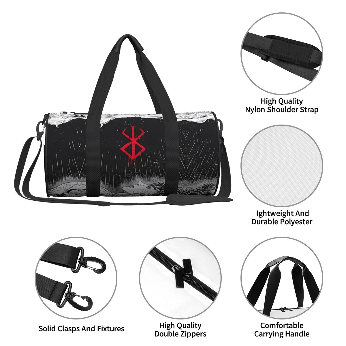 Japan Anime Bereserk Gym Bag F - Running Gear Bag 评论和价格