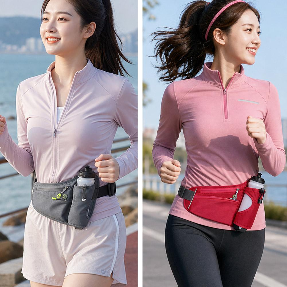 Fanny Pack with Water Bottle H - Running Gear Bag 评论和价格